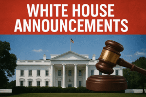 White House Announcements